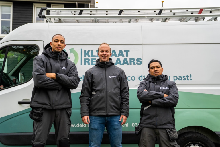 De Klimaatregelaars team voor bedrijfsbus